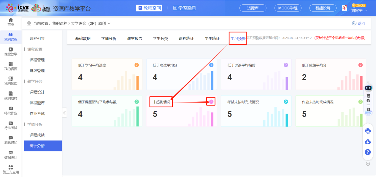 学习预警