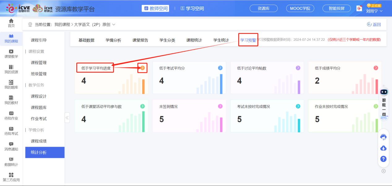 学习预警