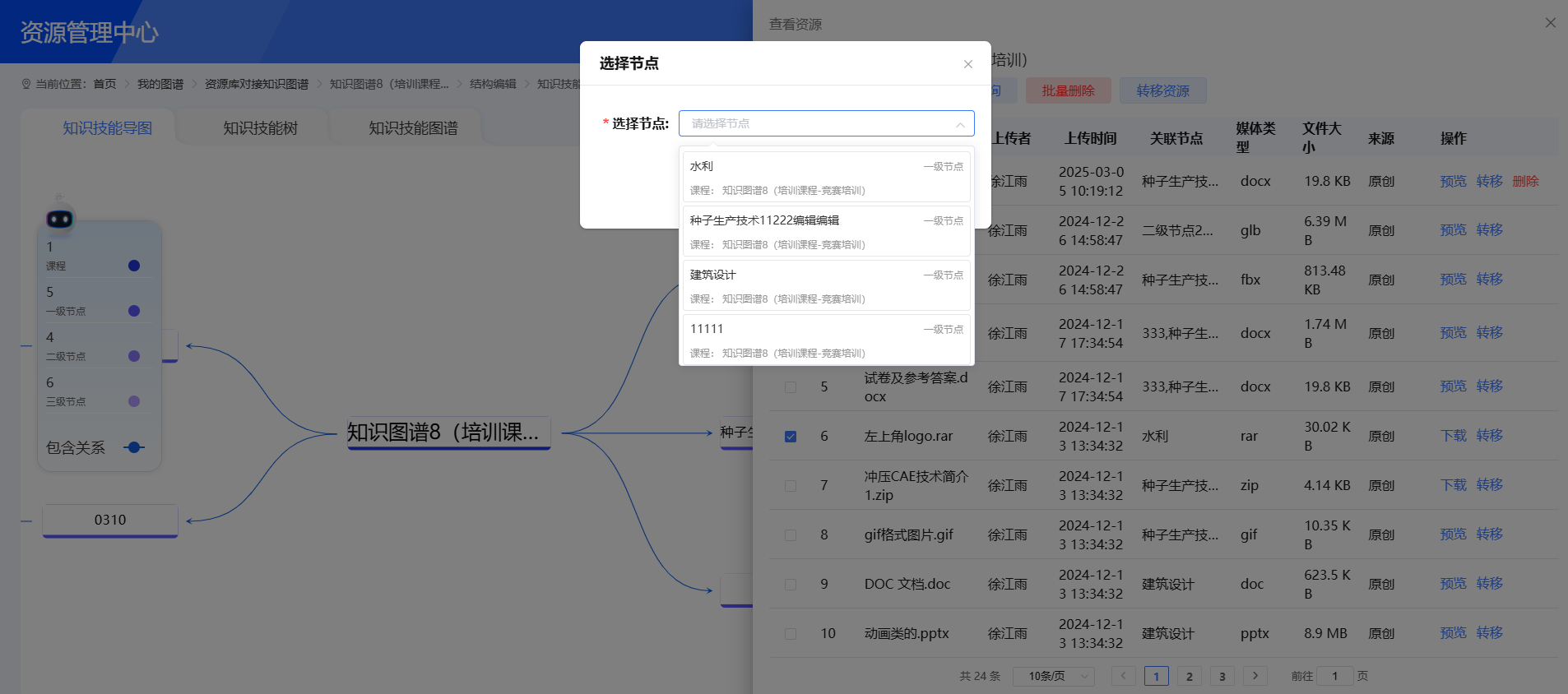知识技能导图