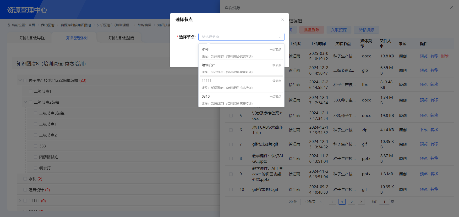 知识技能树