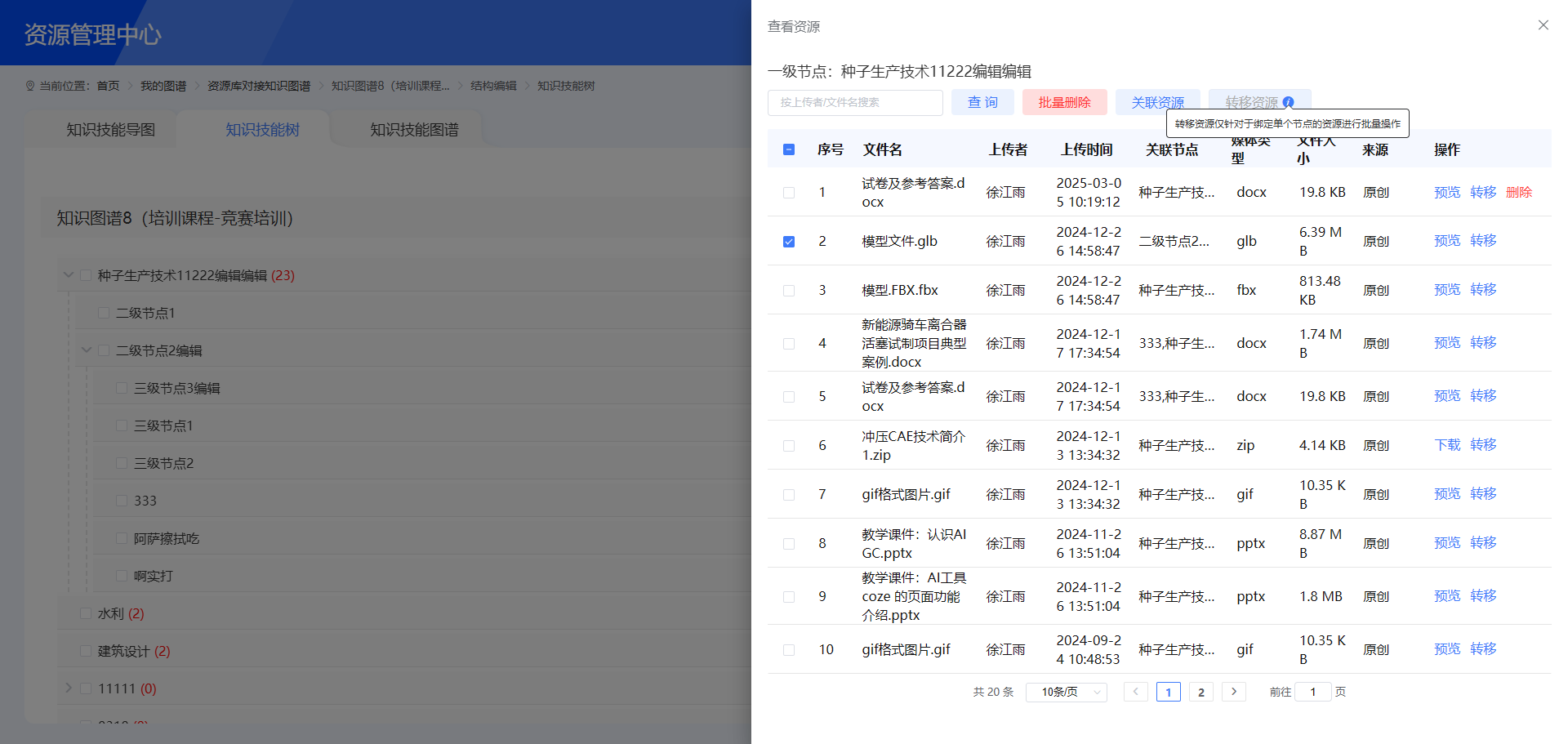 知识技能树