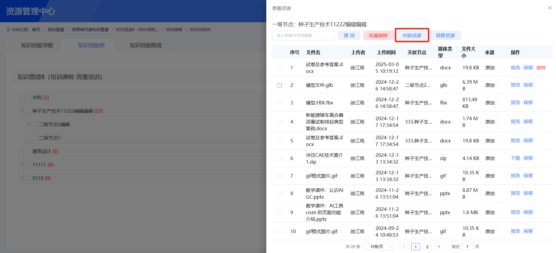 知识技能树