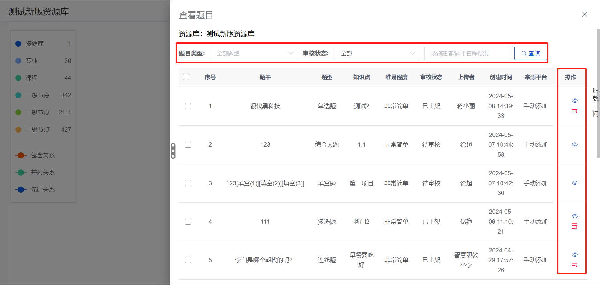 项目知识图谱