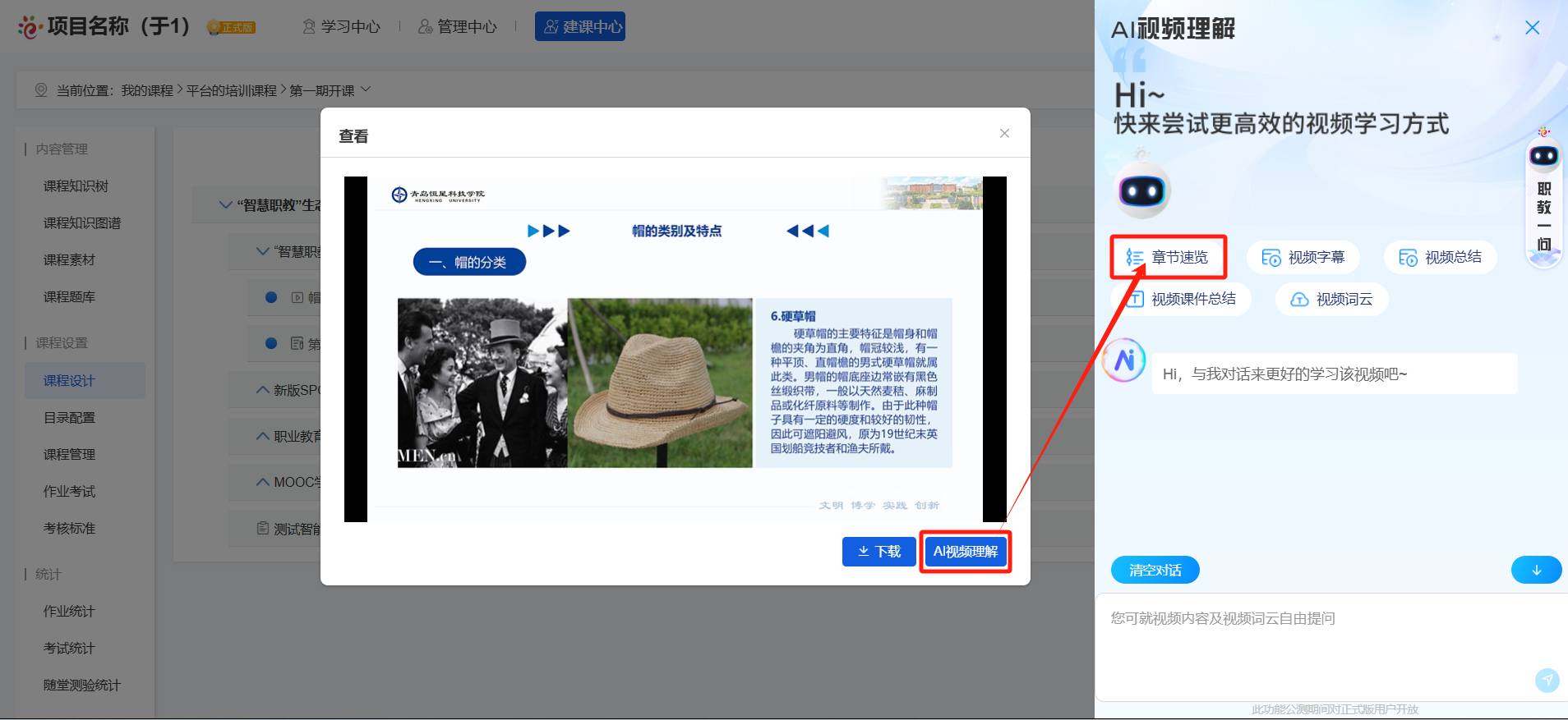 AI视频理解