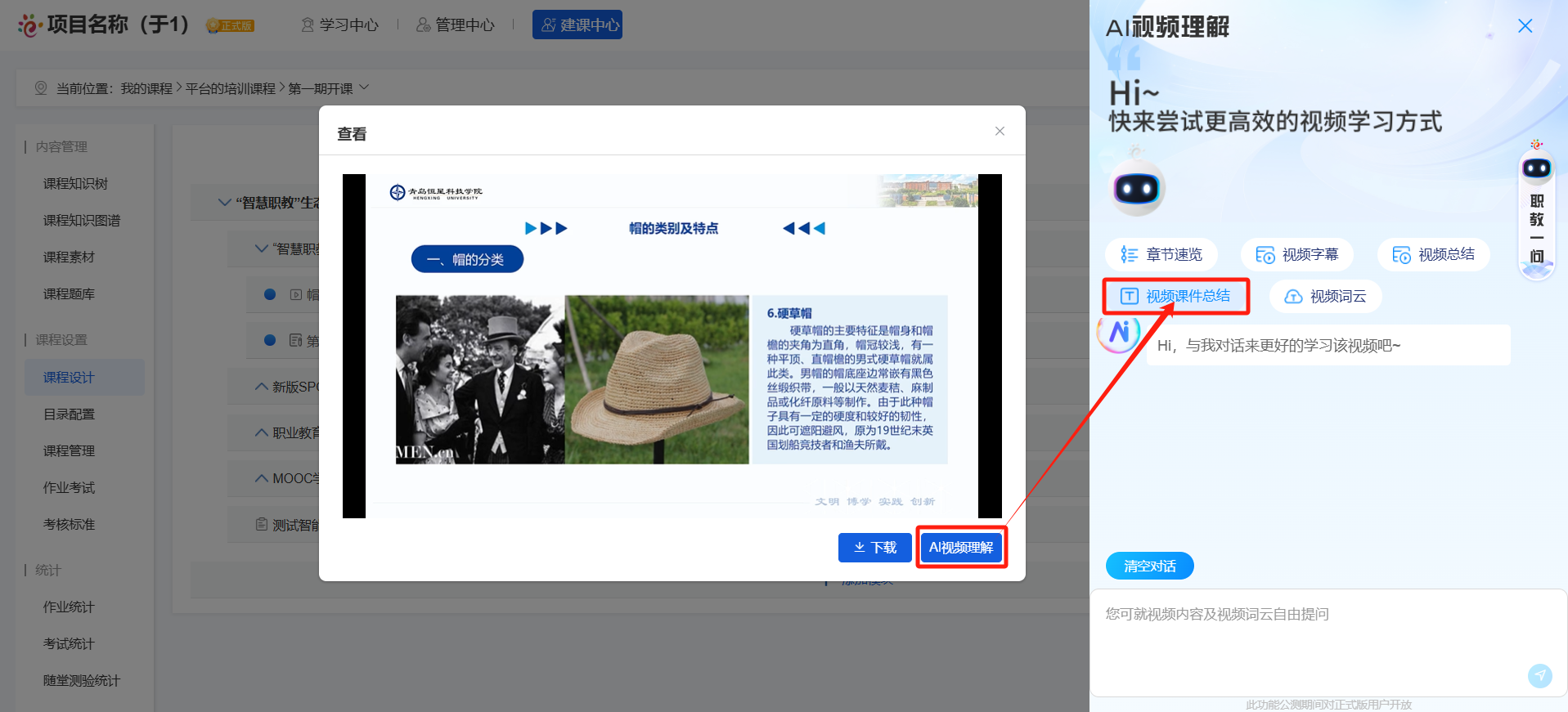 AI视频理解